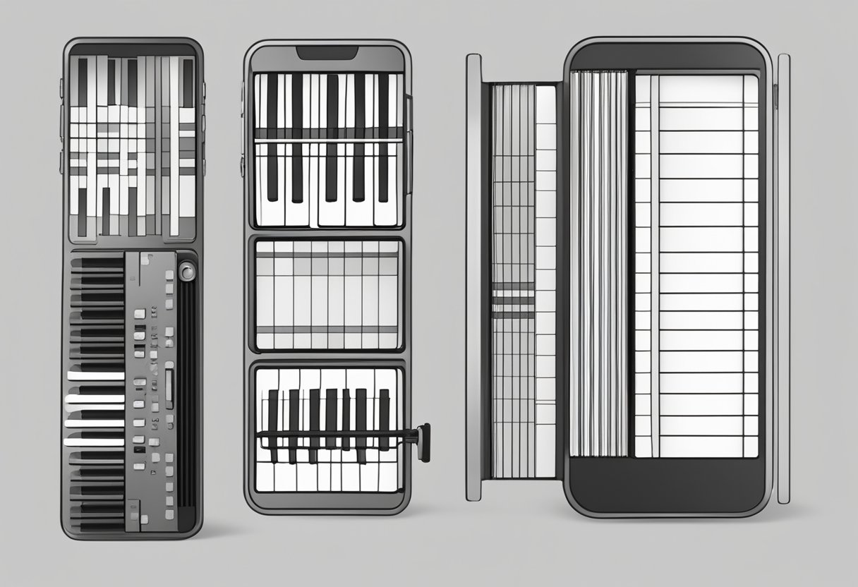 A mobile screen showing a simple accordion component with expandable sections and clear labeling